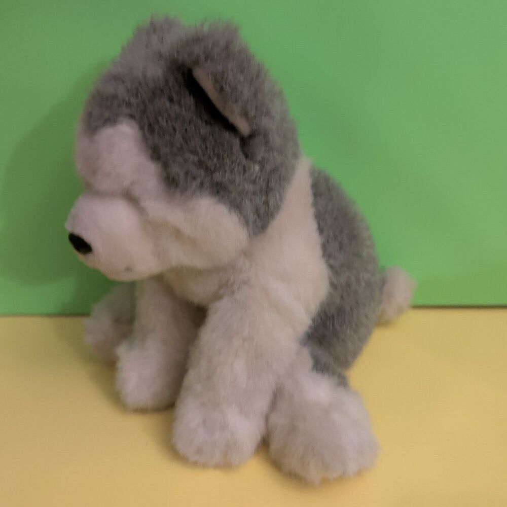 1997 Ty Classic Dakota Husky Wolf Puppy Dog 8" Plush Vintage Stuffed Animal